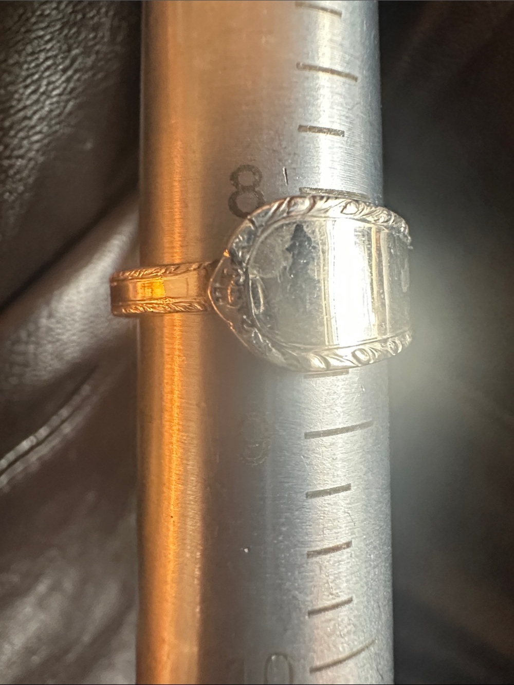 sz 8.5 sterling silver ring made by my parents